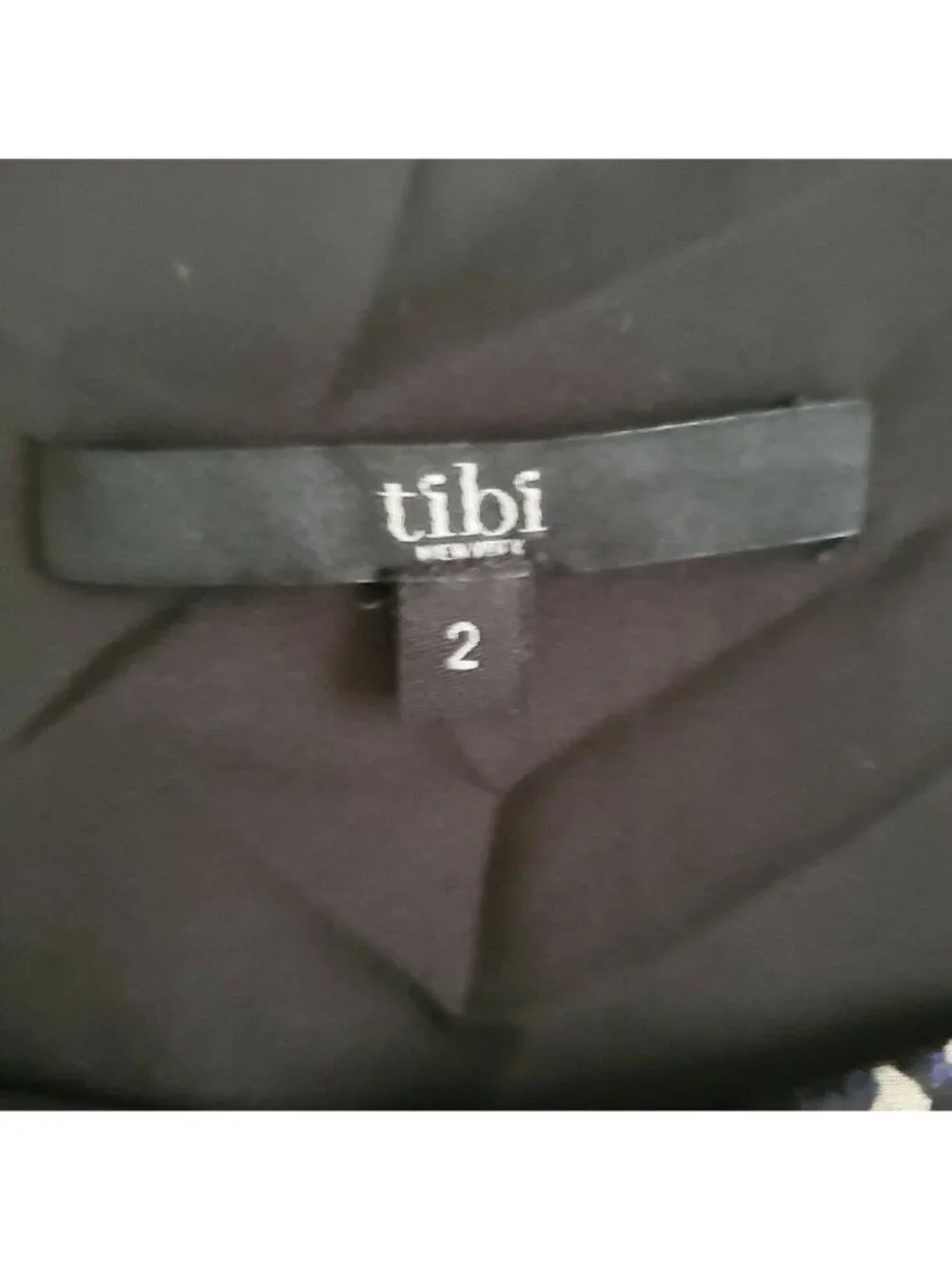 Tibi New York Women's Black Multi Color Animal Print 100% Silk Dress Size 2 - Picture 7 of 10